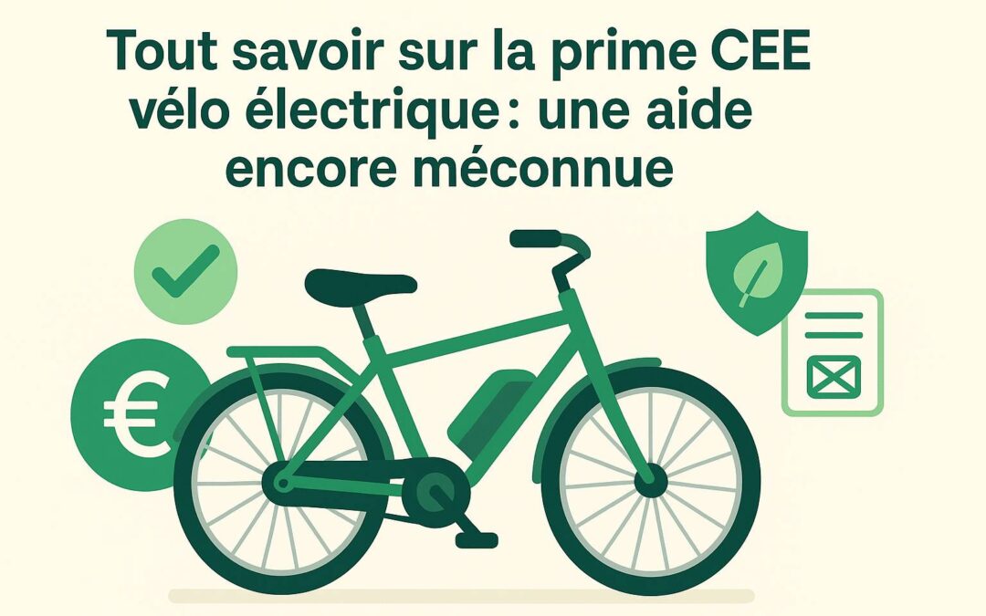 Tout savoir sur la prime CEE vélo électrique : une aide encore méconnue